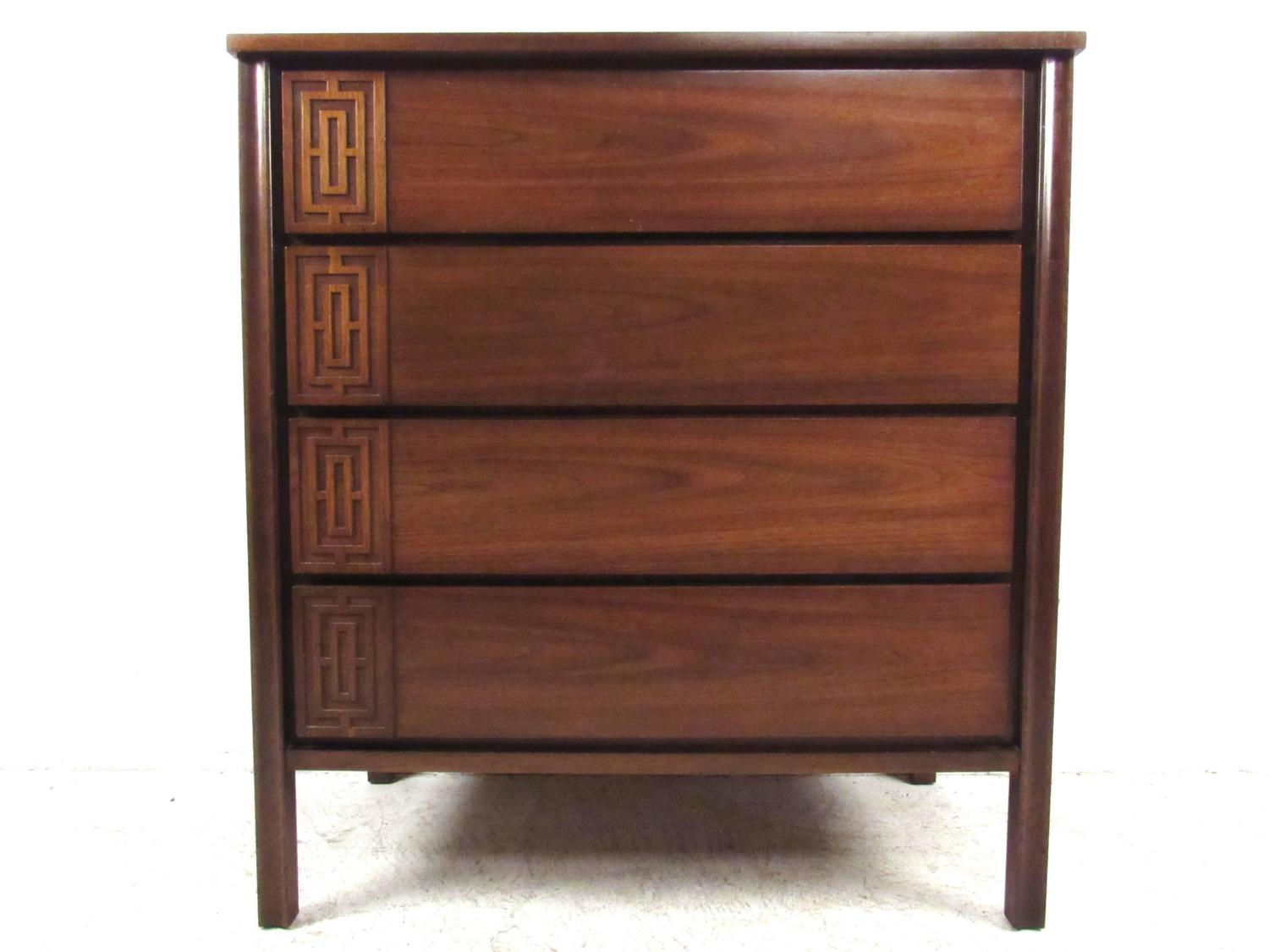 Stylish Mid Century Modern Seven Piece Bedroom Set throughout sizing 1500 X 1125