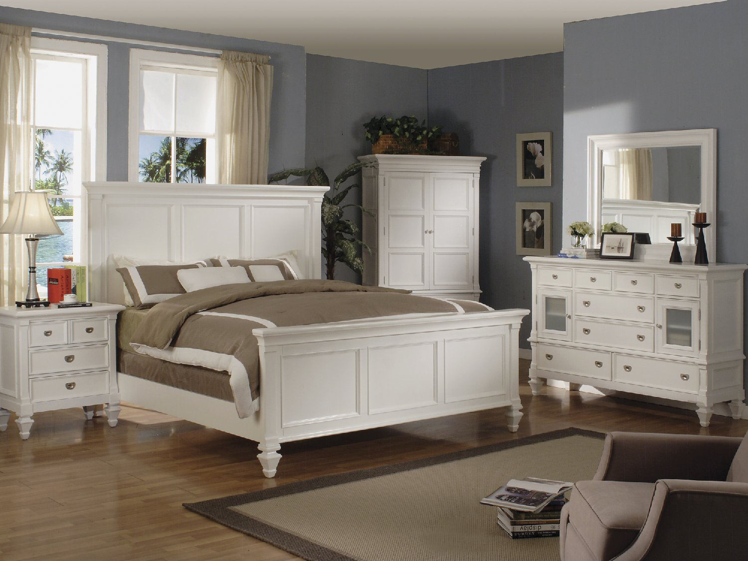 Summer Breeze Panel Bedroom Suite with proportions 1500 X 1125