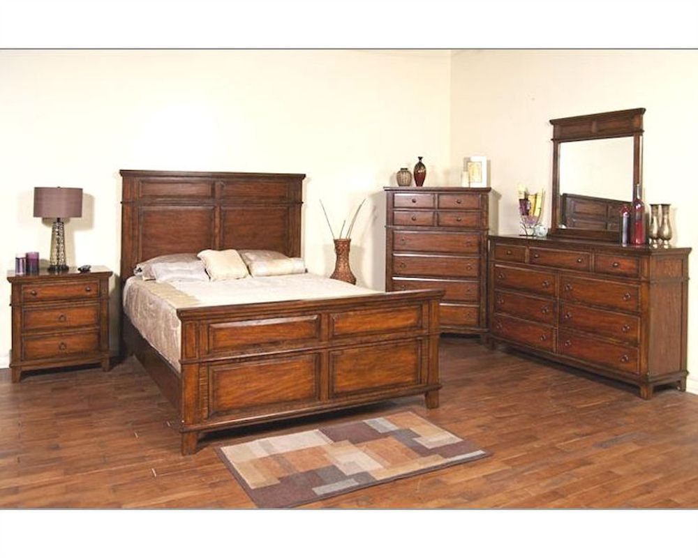 Sunny Designs Mango Grove Bedroom Set Su 2328wh Set intended for proportions 1000 X 800