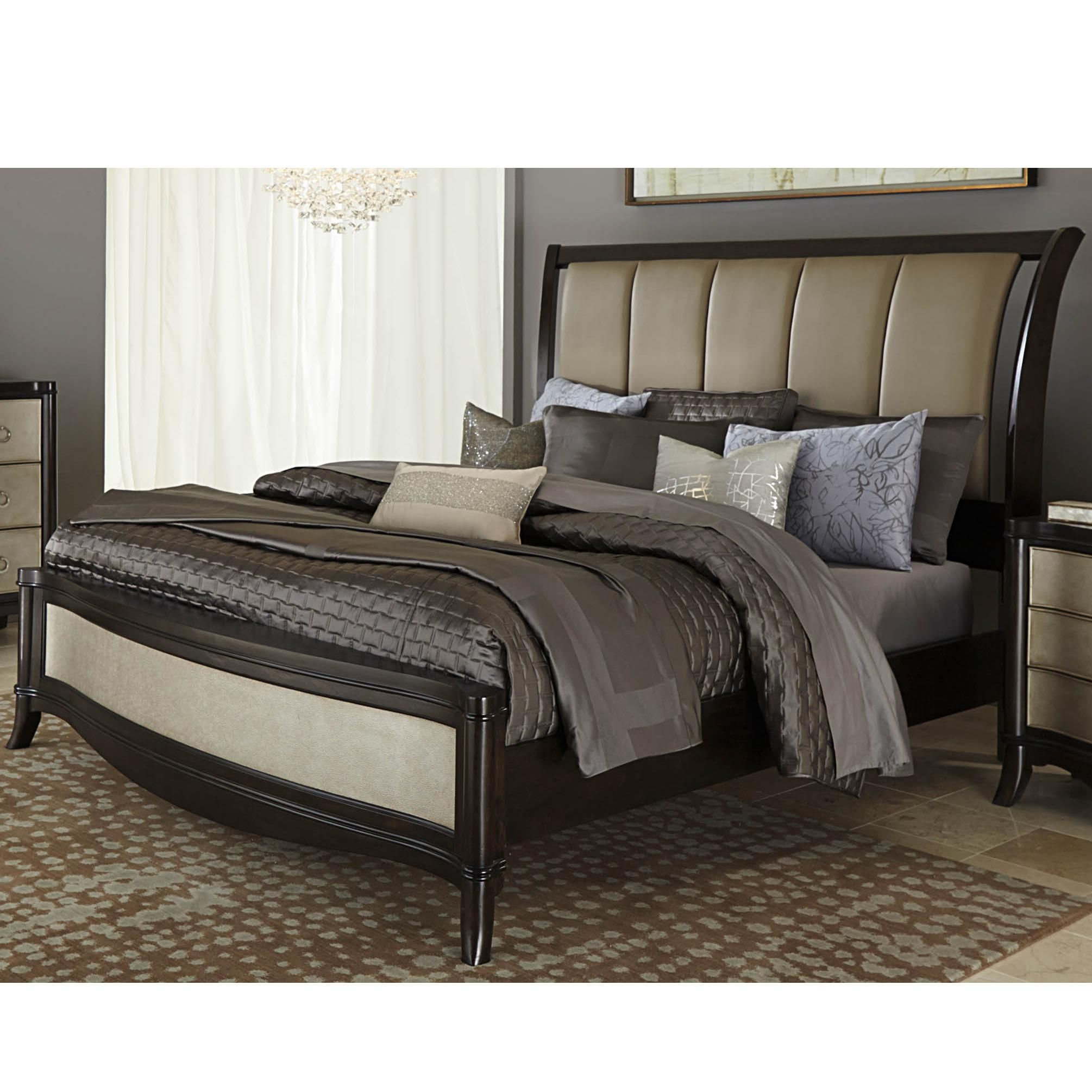 Sunset Boulevard King Sleigh Bed Set Liberty Furniture Master with measurements 2010 X 2010