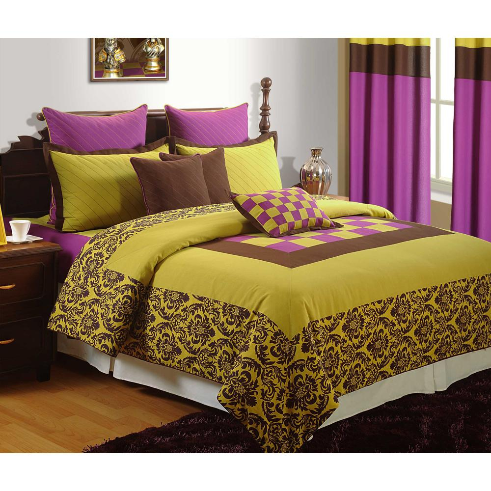 Swayam Cotton Bed Sheet Set 11 Pcs Boutiqueroyale with sizing 1000 X 1000