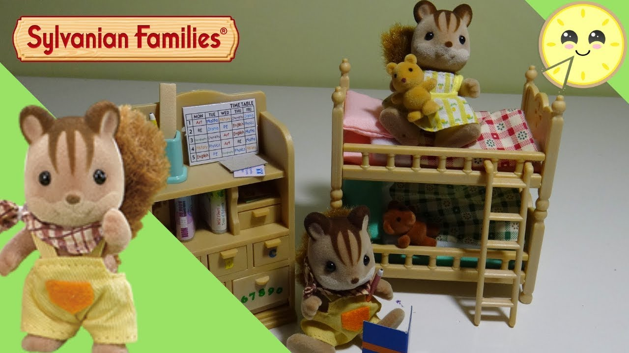 Sylvanian Families Calico Critters Childrens Bedroom Furniture Set Unboxing regarding size 1280 X 720