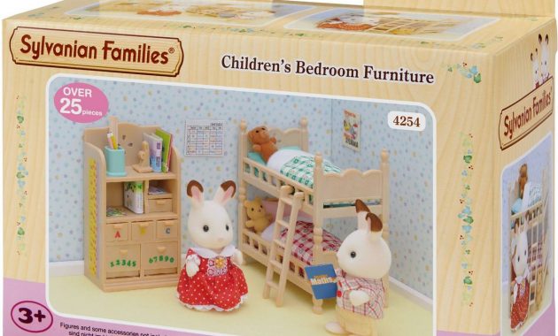 Sylvanian Families Childrens Bedroom Furniture Set pertaining to measurements 1200 X 1200