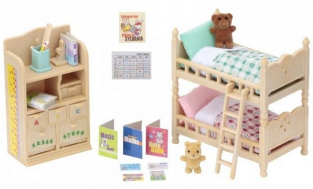 Sylvanian Families Childrens Bedroom Furniture Set with regard to measurements 1000 X 1000