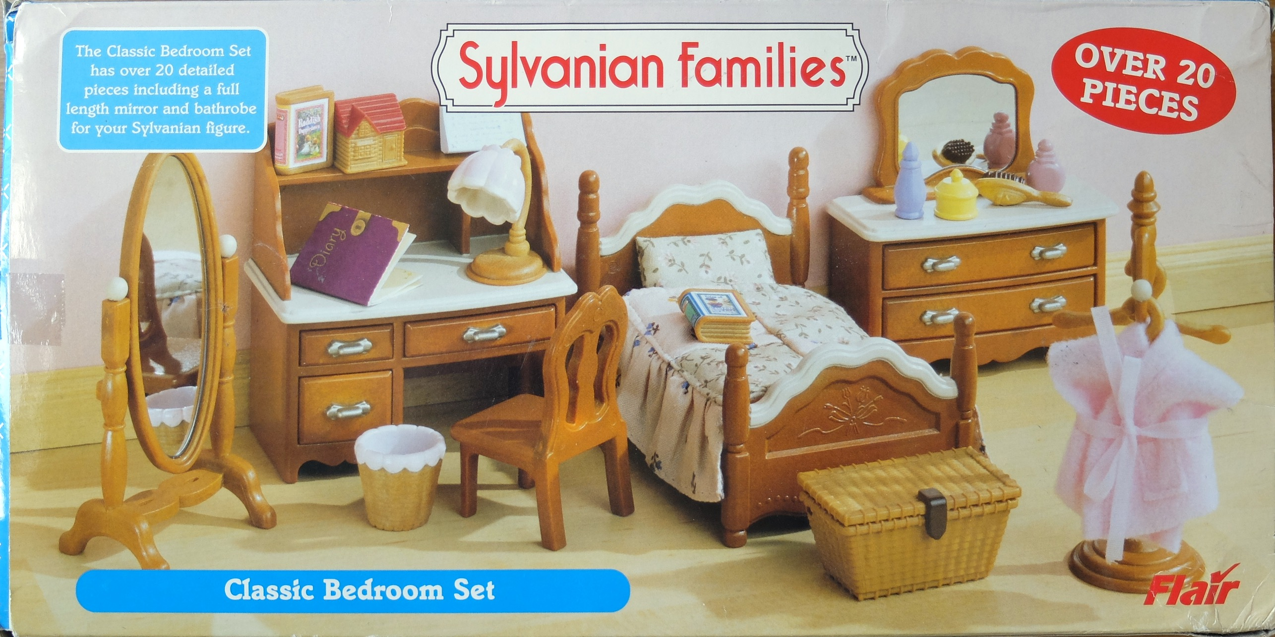 Sylvanian Families Classic Bedroom Set Flair regarding dimensions 2571 X 1286