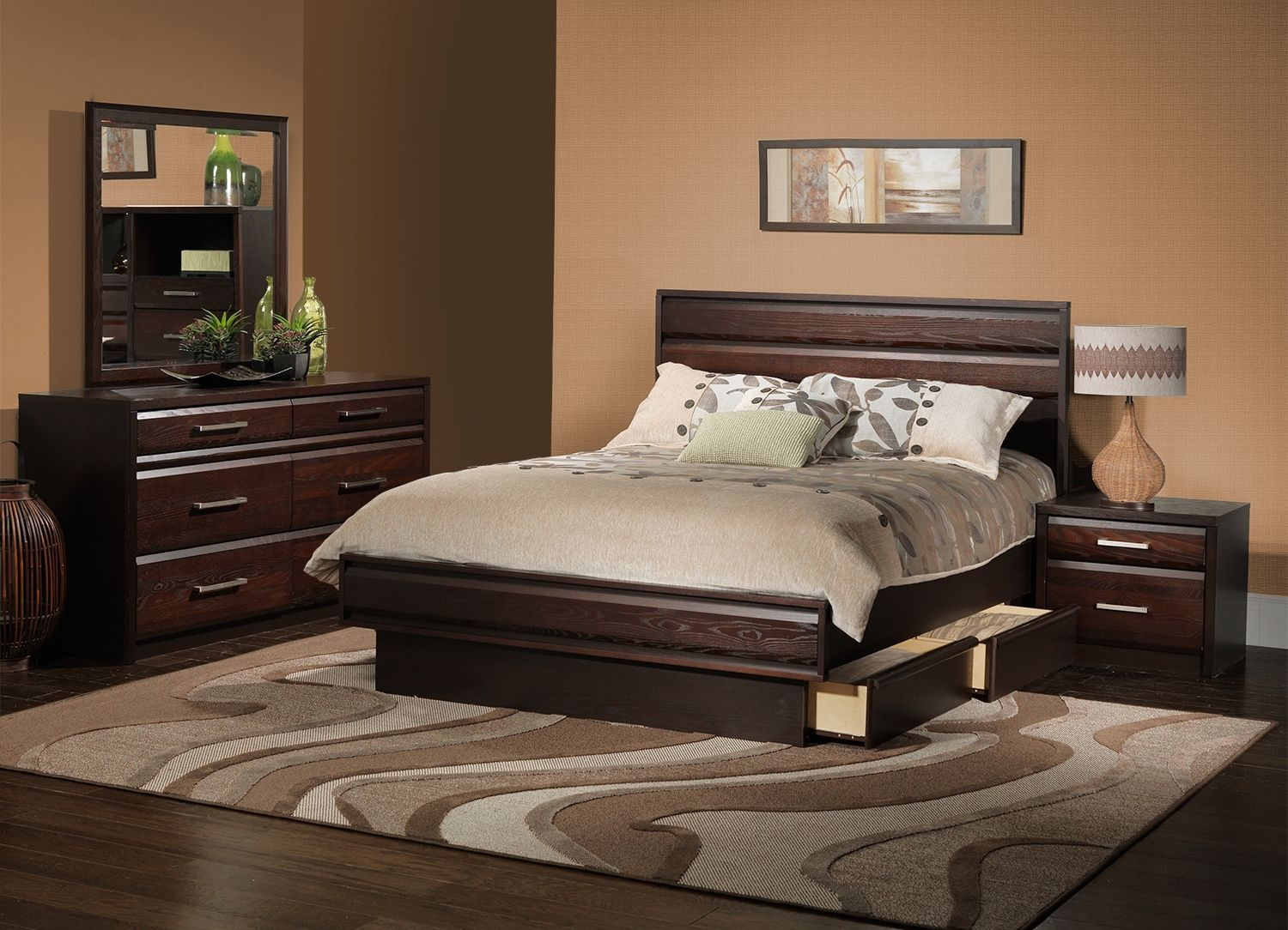 Tango Bedroom 6 Pc King Bedroom Set Leons Leons Wishlist with regard to dimensions 1500 X 1084