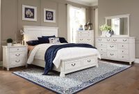 Taryn 4 Piece Queen Storage Bedroom Set Antique White with size 1500 X 1000