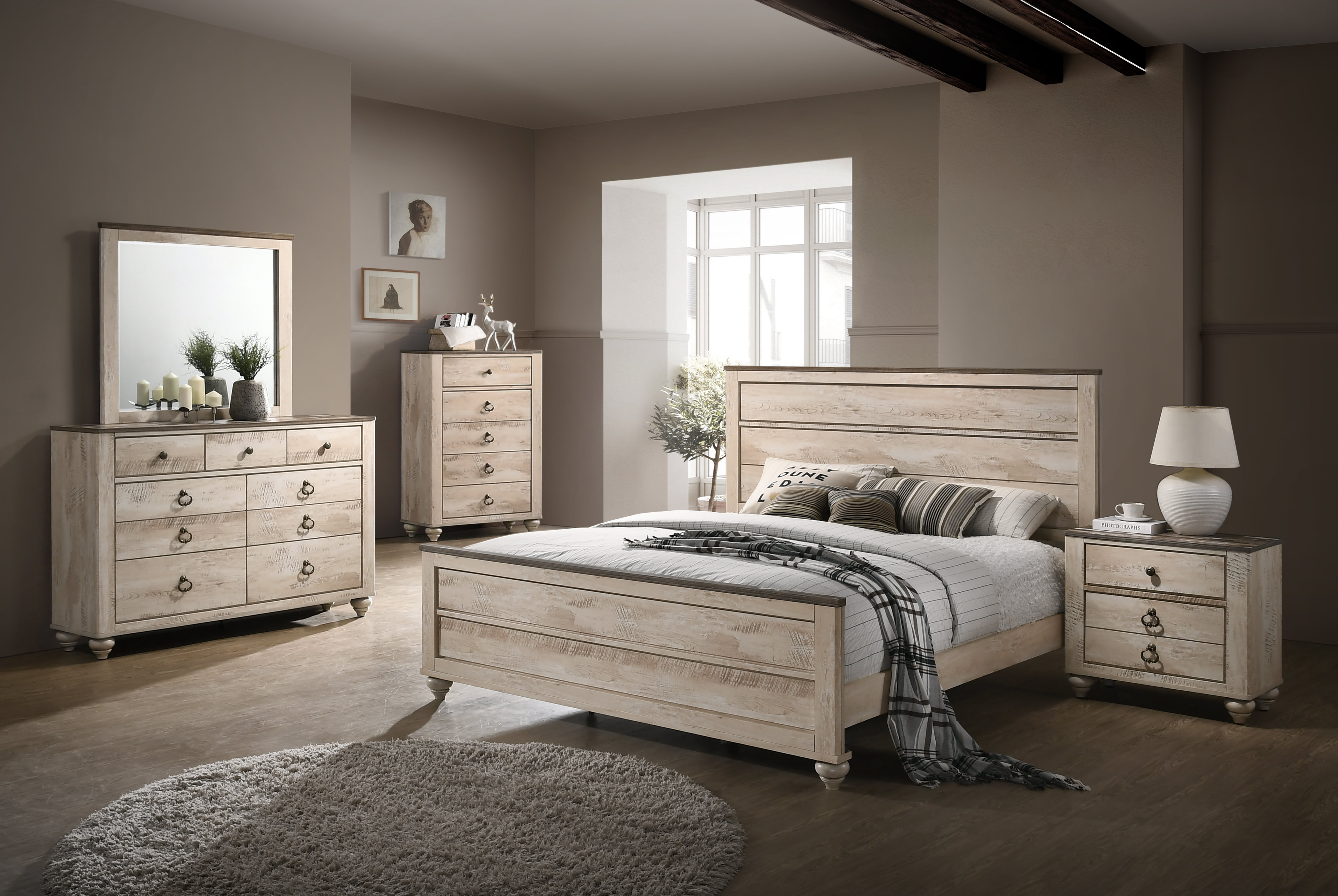 Tavistock Platform 5 Piece Bedroom Set in dimensions 4520 X 3026