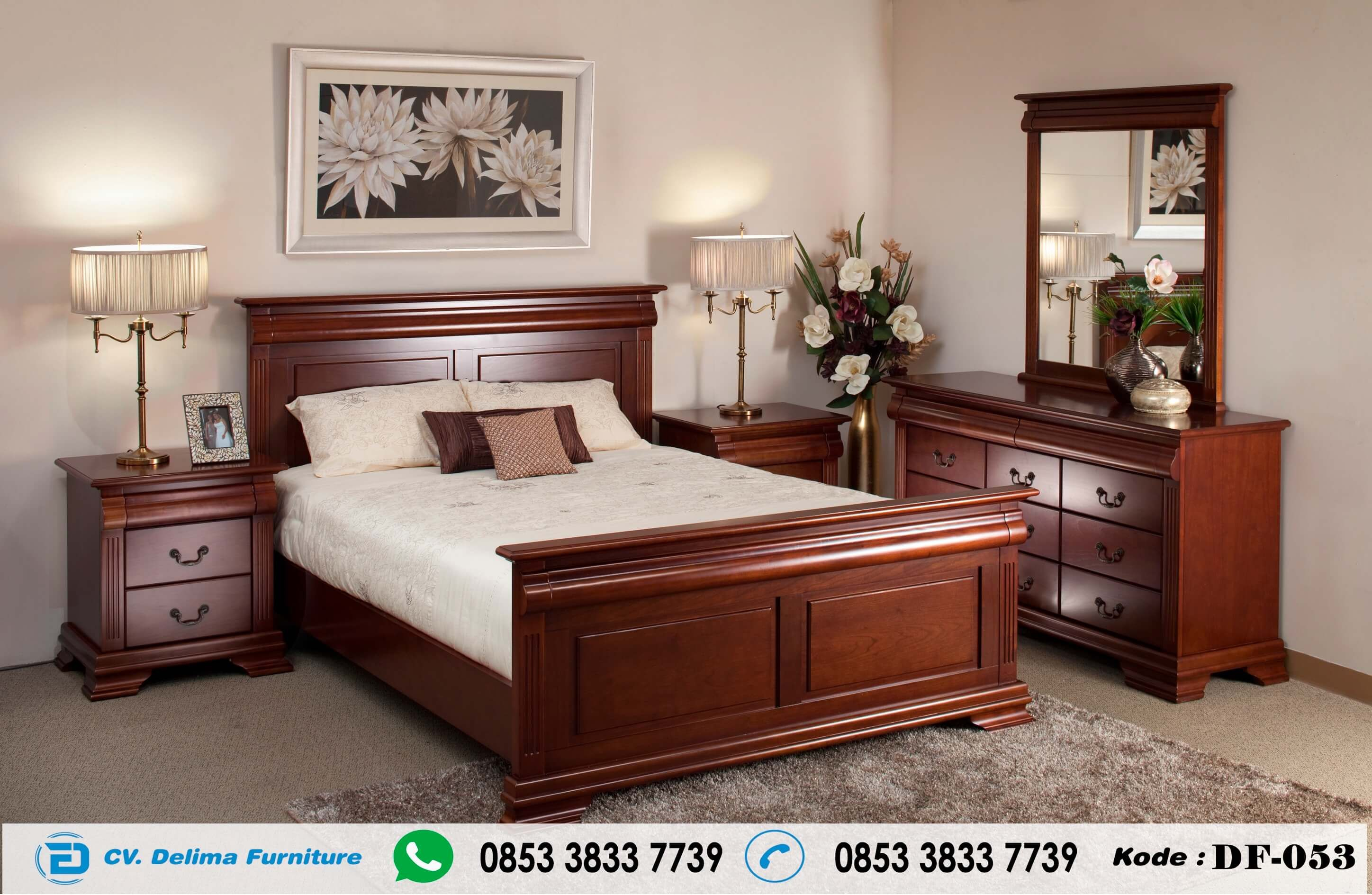 Tempat Tidur Jati Jepara Model Minimalis Jual Set Kamar Tidur inside size 2896 X 1889