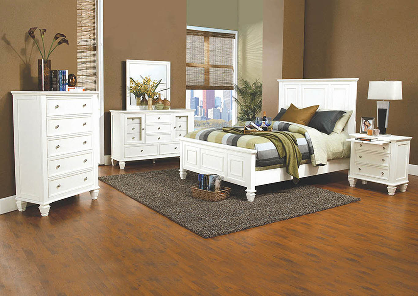 Tempo Collection Sandy Beach White California King Bed regarding measurements 1366 X 968