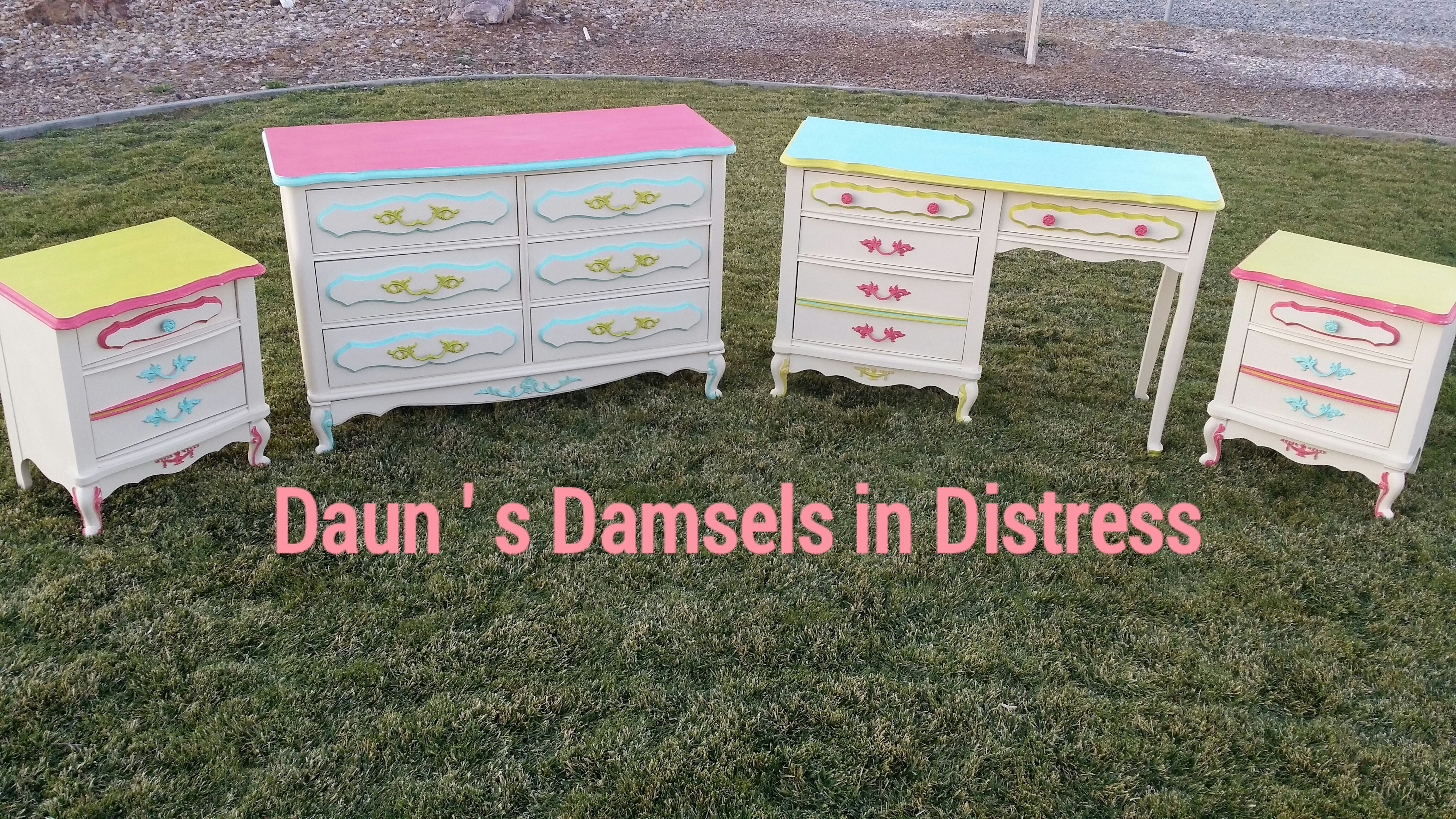 The 1970s Upcycled Girls Bedroom Setthis Vintage Bedroom Set for dimensions 4128 X 2322