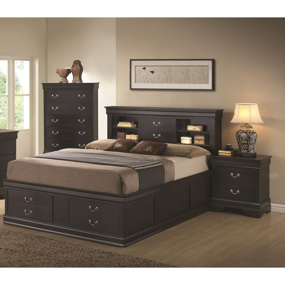 The Beautiful Blackhawk 3 Piece Bedroom Set Features A Gorgeous regarding proportions 1000 X 1000