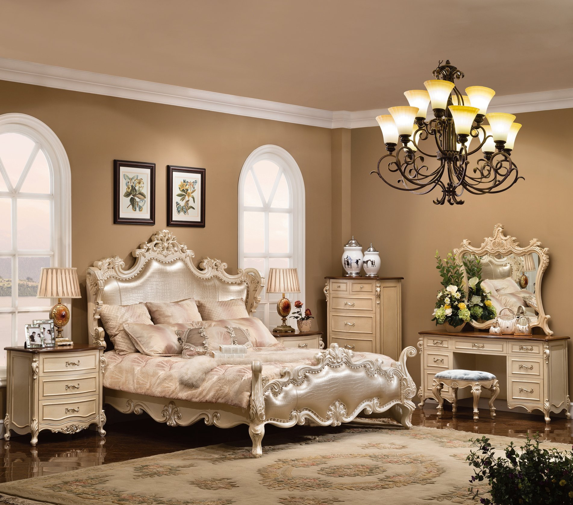 The Caesar Formal Bedroom Collection inside measurements 1903 X 1678