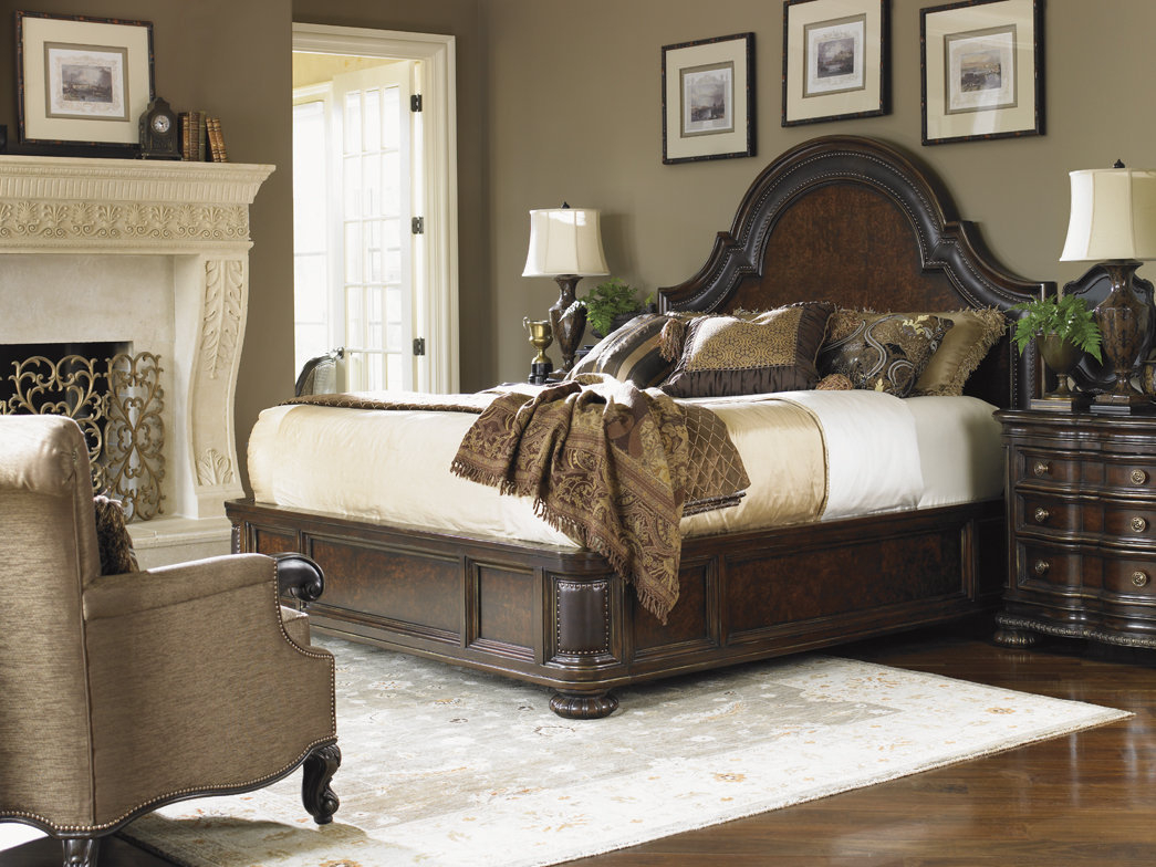 The Cavallino Platform Bedroom Collection intended for sizing 1045 X 784