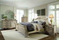 The Empire Ii Sleigh Bedroom Collection In Parchment with regard to dimensions 2046 X 1364