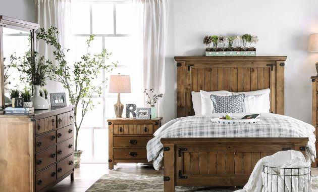 The Gray Barn Pawnee Country Style 4 Piece Bedroom Set for proportions 3000 X 3000