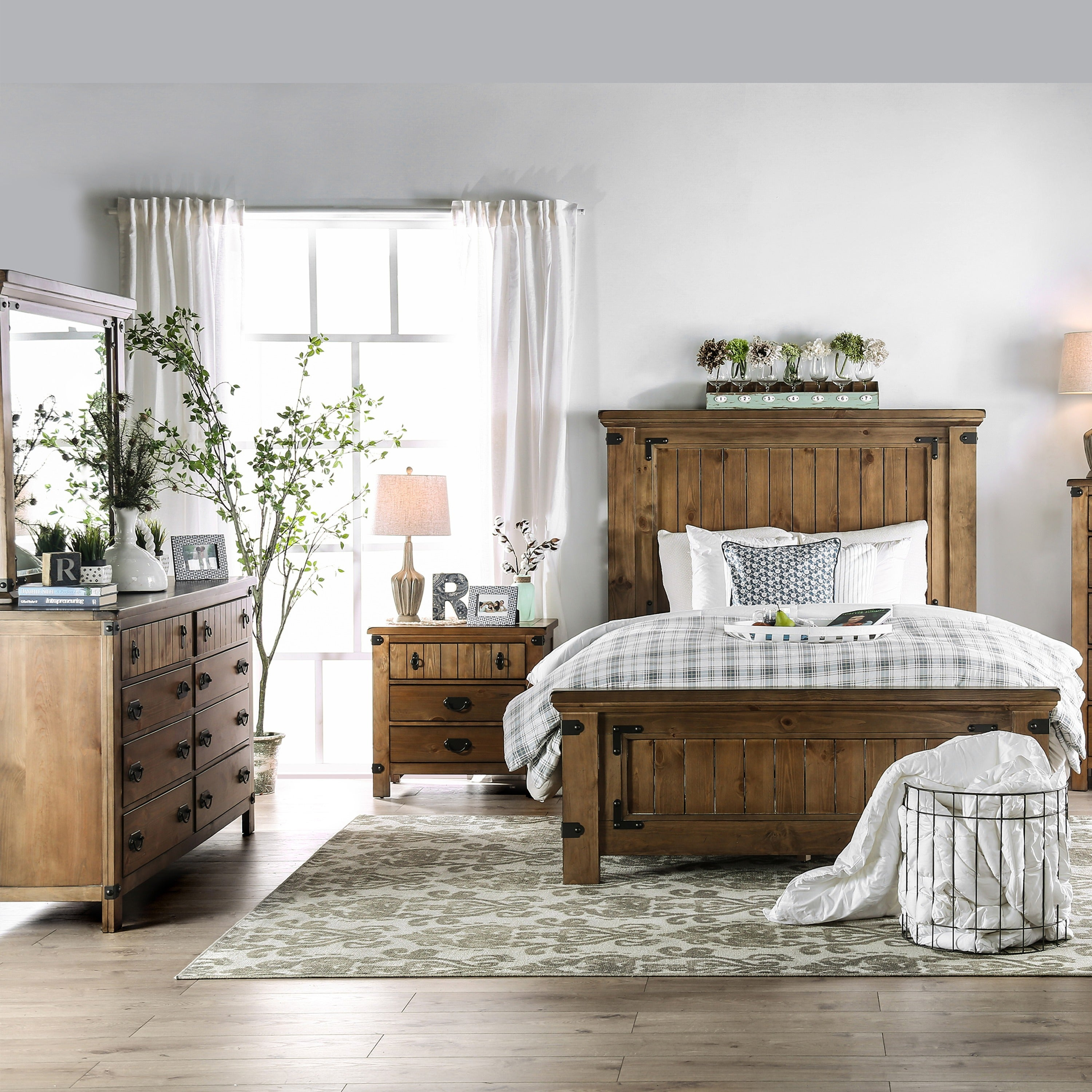 The Gray Barn Pawnee Country Style 4 Piece Bedroom Set for proportions 3000 X 3000