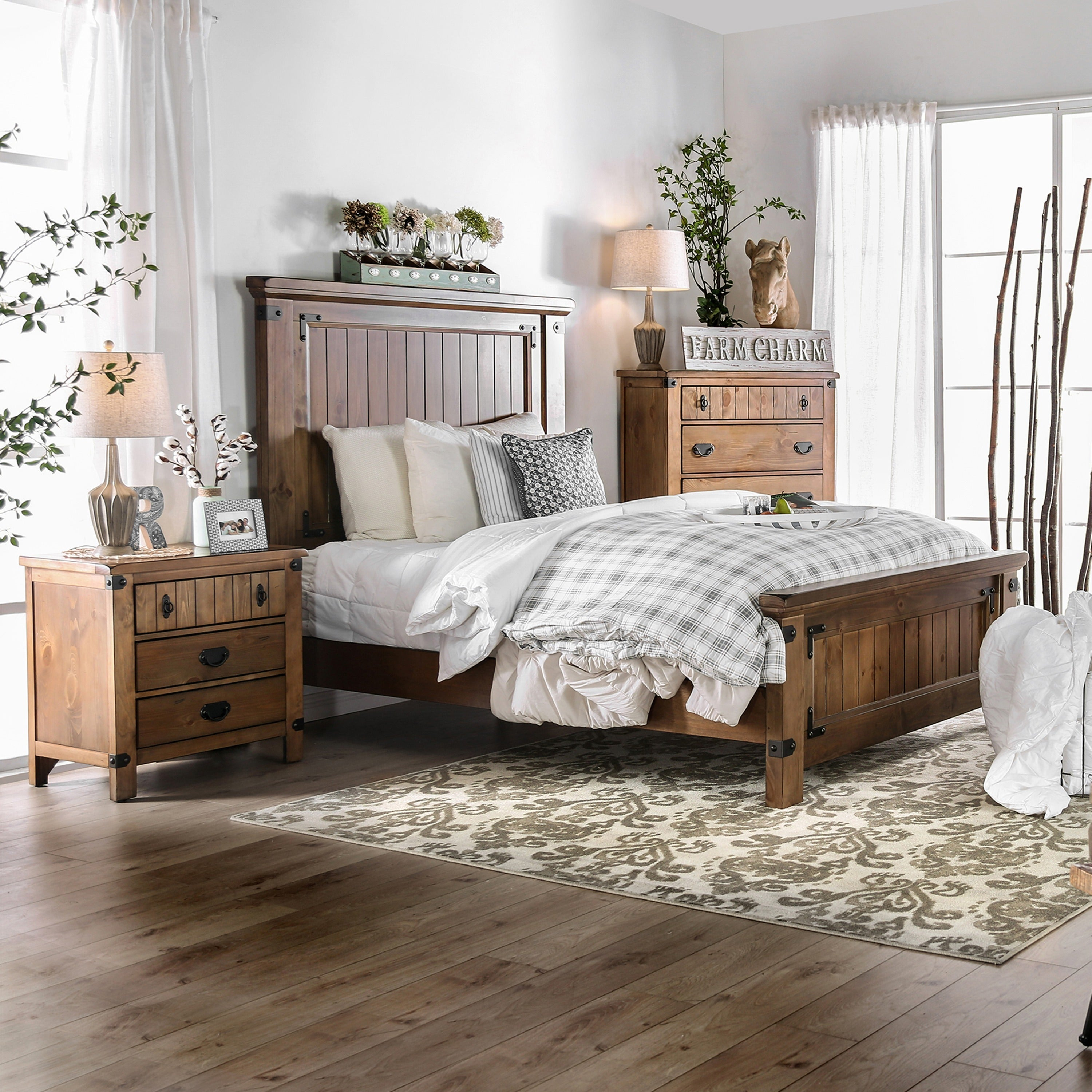 The Gray Barn Rimrock Country Style 2 Piece Bedroom Set inside proportions 3000 X 3000