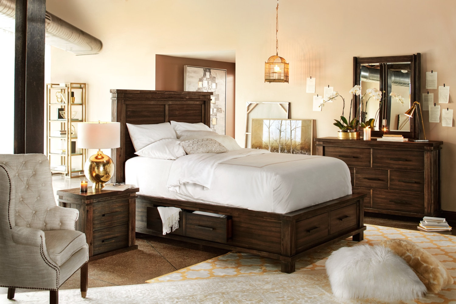 The Tribeca Bedroom Collection American Signature Furniture with size 1500 X 1000