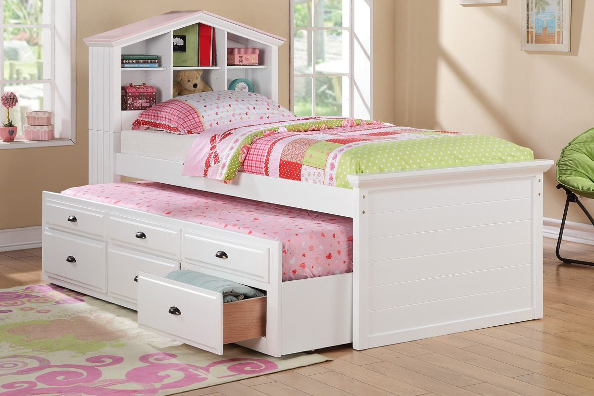 The Twin Peaks Ii White Twin Bed Collection Wtrundle Savvy inside proportions 1200 X 800