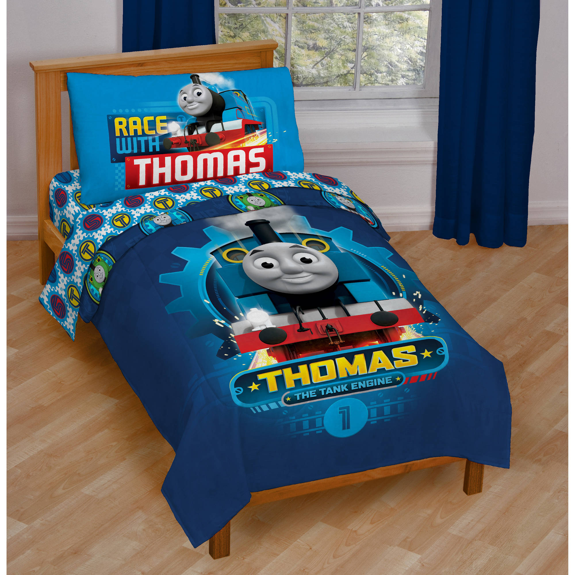 Thomas And Friends 4 Piece Toddler Bedding Set in dimensions 2000 X 2000