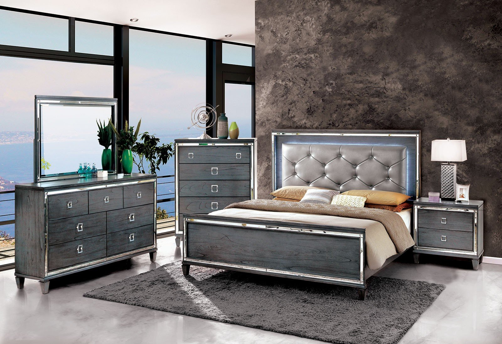 Tidore Cal King Standard Configurable Bedroom Set for proportions 1600 X 1097