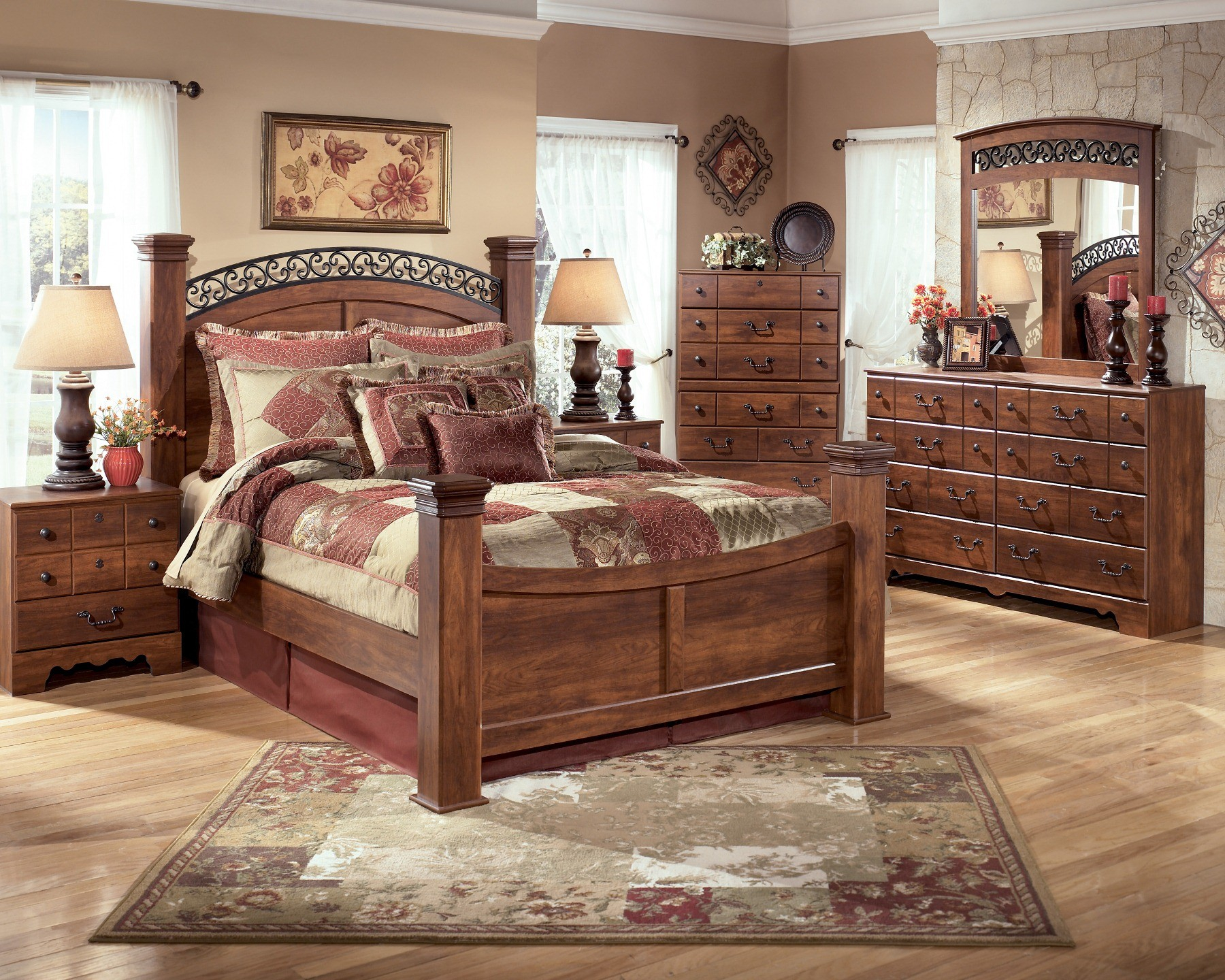 Timberline Bedroom Set with regard to proportions 1800 X 1440