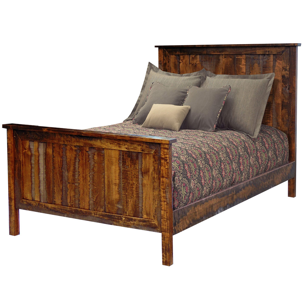 Timberline Panel Amish Bed pertaining to size 1000 X 1000