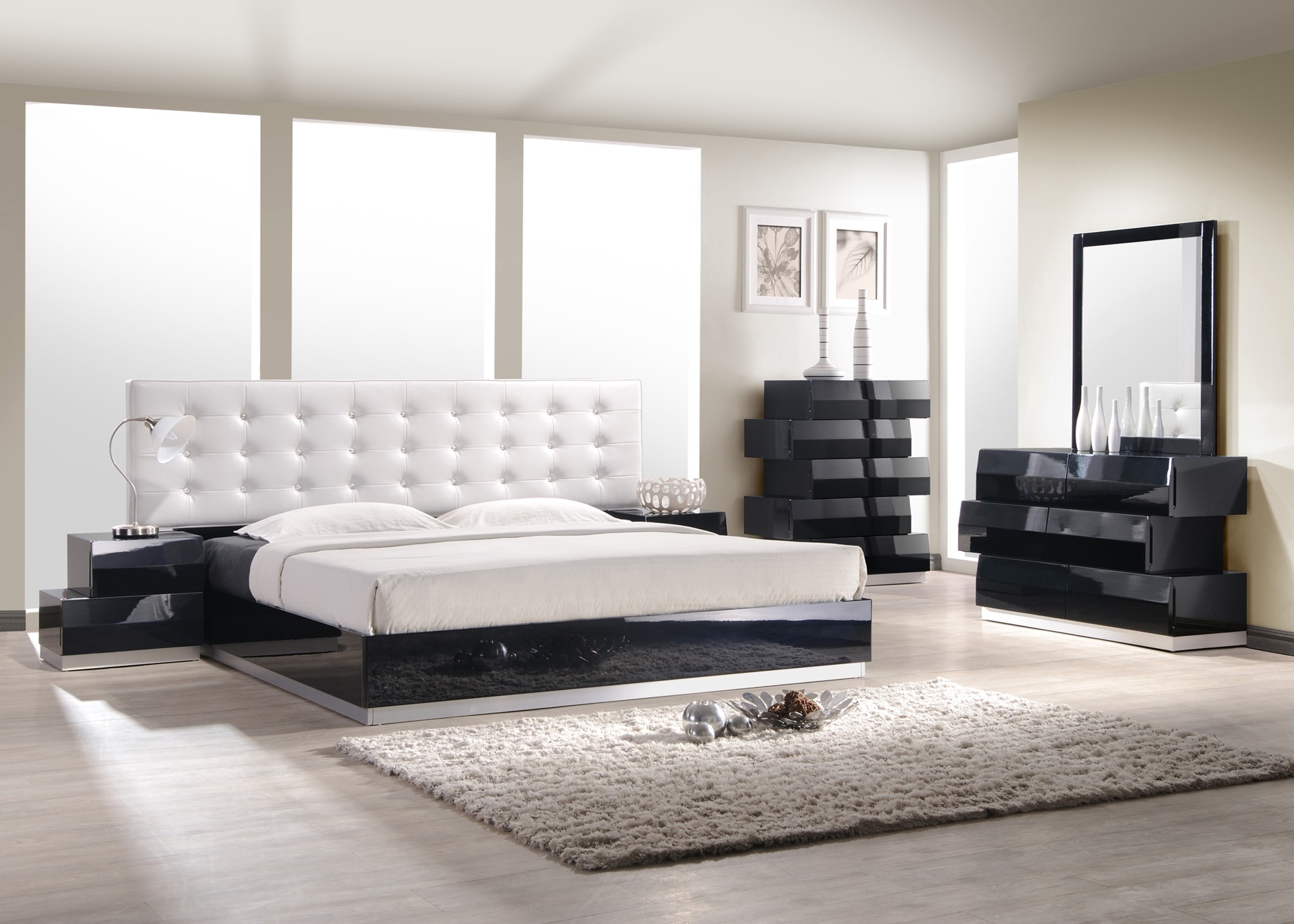 Top 52 First Class Leather Bed Modern Bedroom Furniture Contemporary inside measurements 1890 X 1350