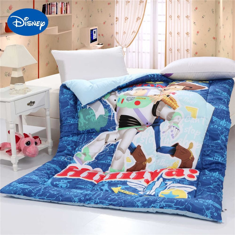 Toy Story Woody Buzz Lightyear Print Comforters Boys Bedding Autumn regarding measurements 1000 X 1000