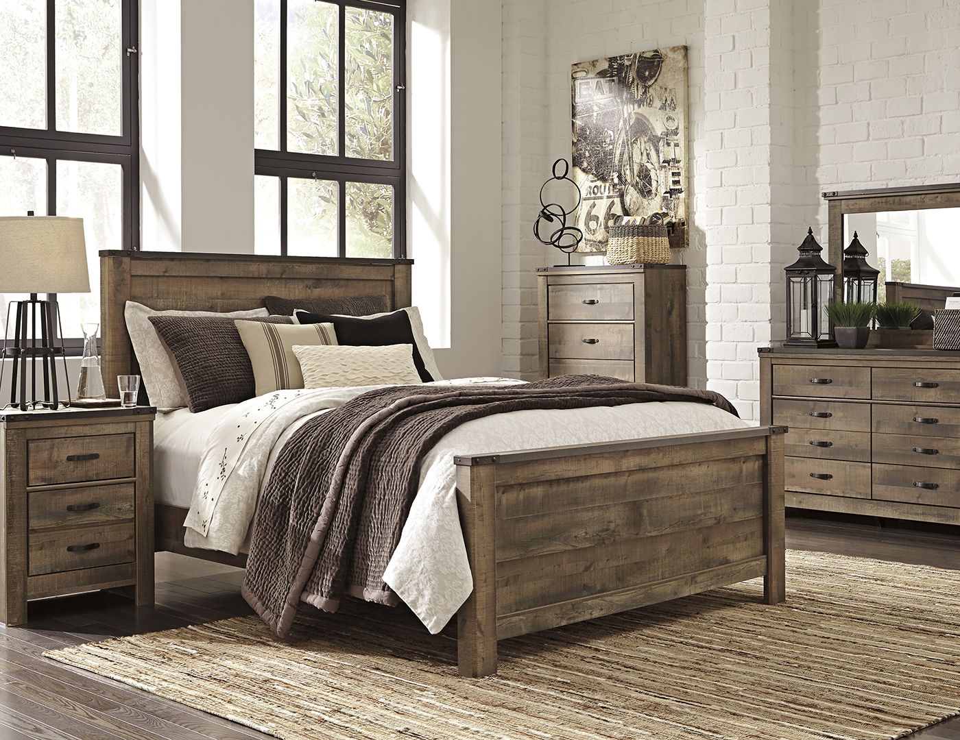 Trinell 5 Pc King Bedroom Set inside size 1400 X 1080