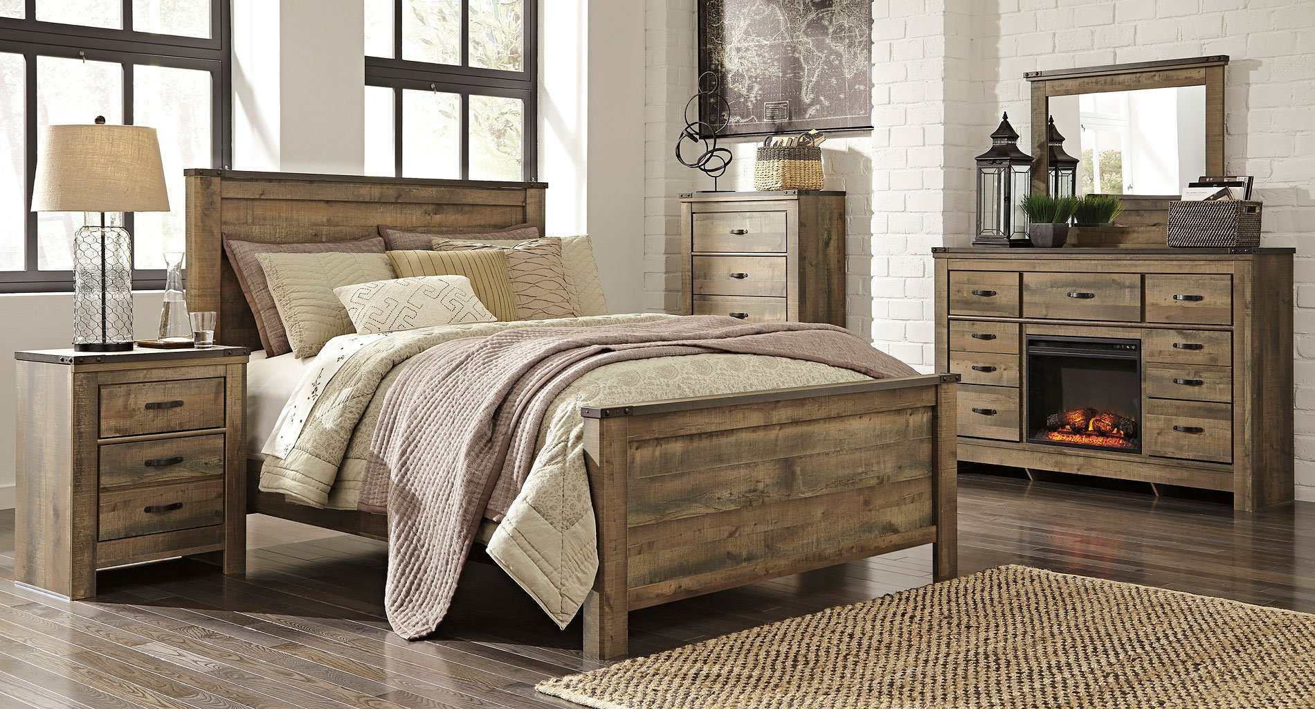 Trinell Panel Bedroom Set for dimensions 1900 X 1024