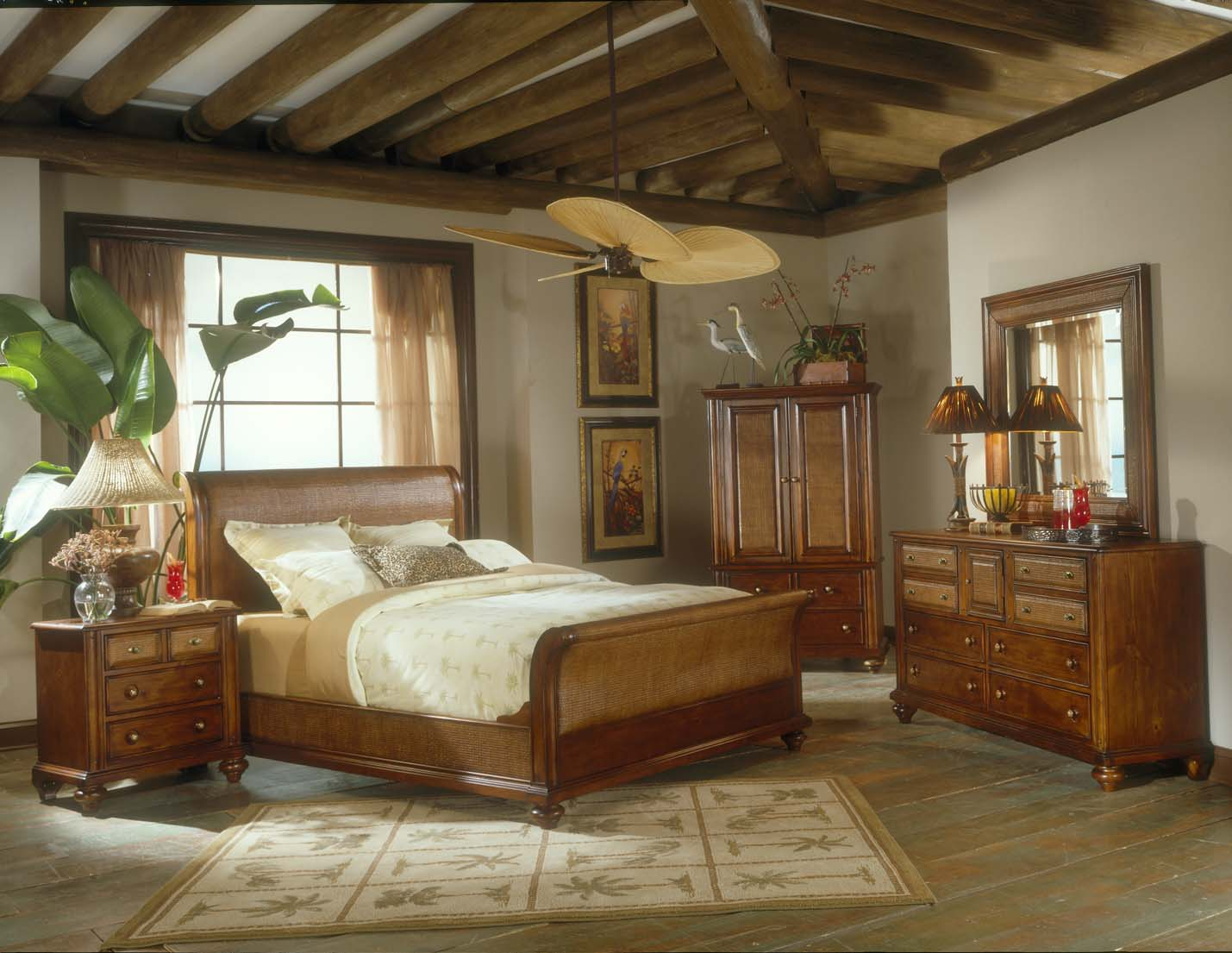 Tropical Island Bedroom Furniture A Style Bed On Romantic Rooms regarding proportions 1429 X 1105