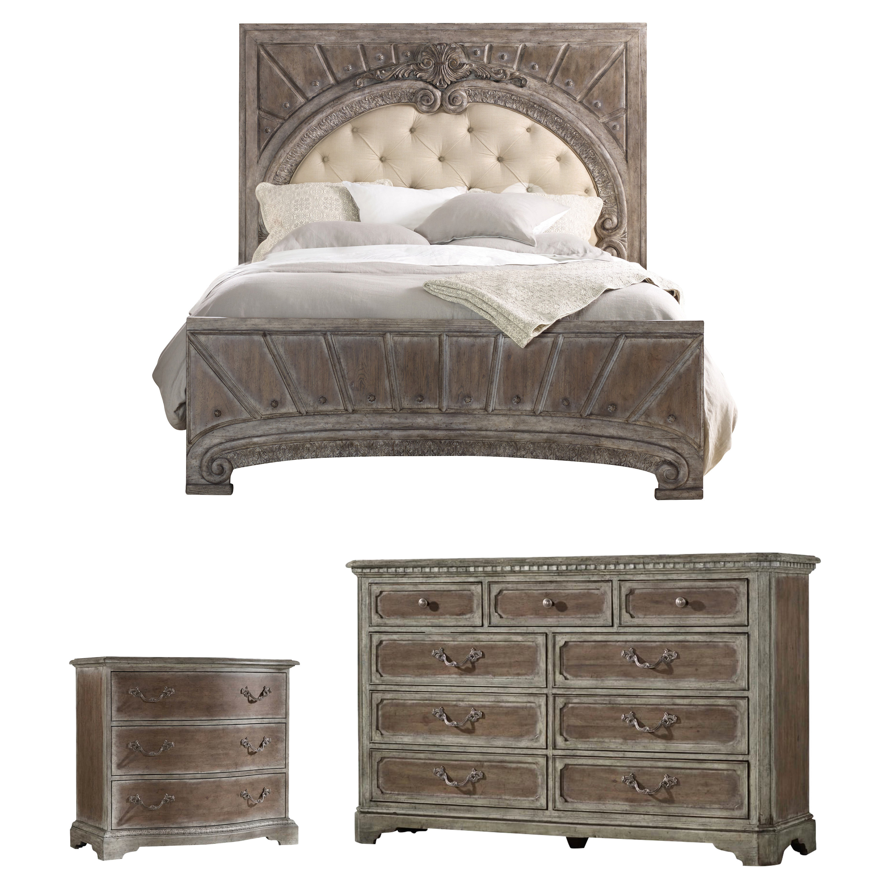 True Vintage Platform Configurable Bedroom Set regarding measurements 3000 X 3000