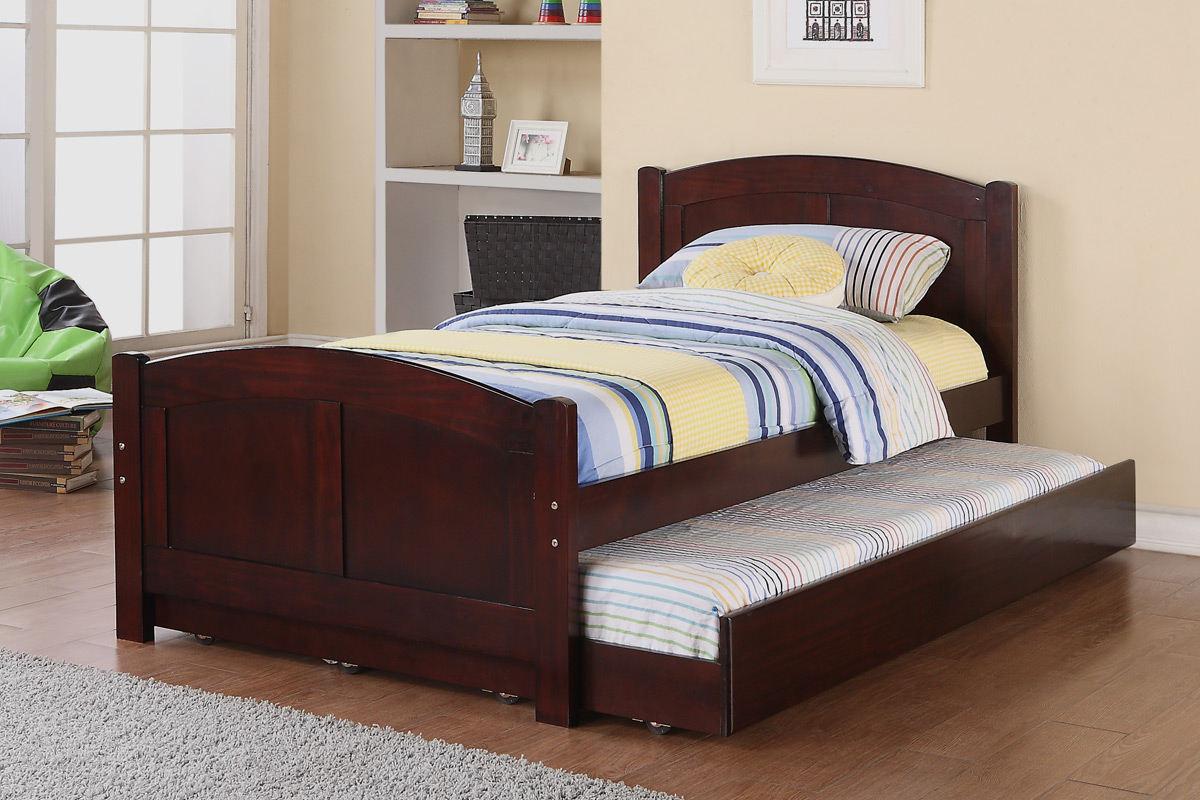 Twin Bed W Trundle F9217 with proportions 1200 X 800