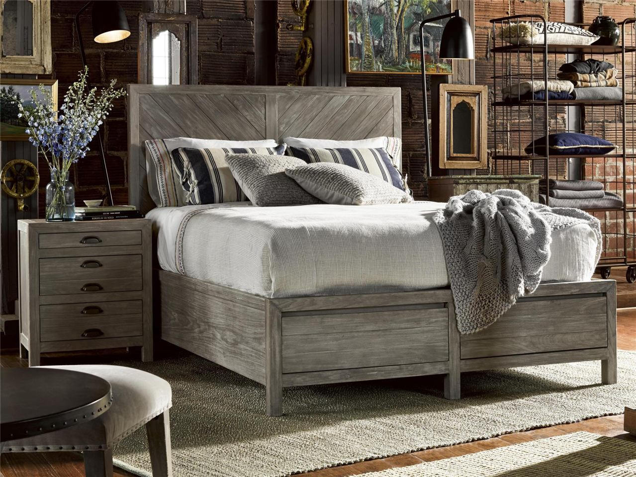 Universal Furniture Curated Biscayne 4 Piece Bedroom Set In Greystone Codeuniv20 For 20 Off pertaining to sizing 1279 X 960