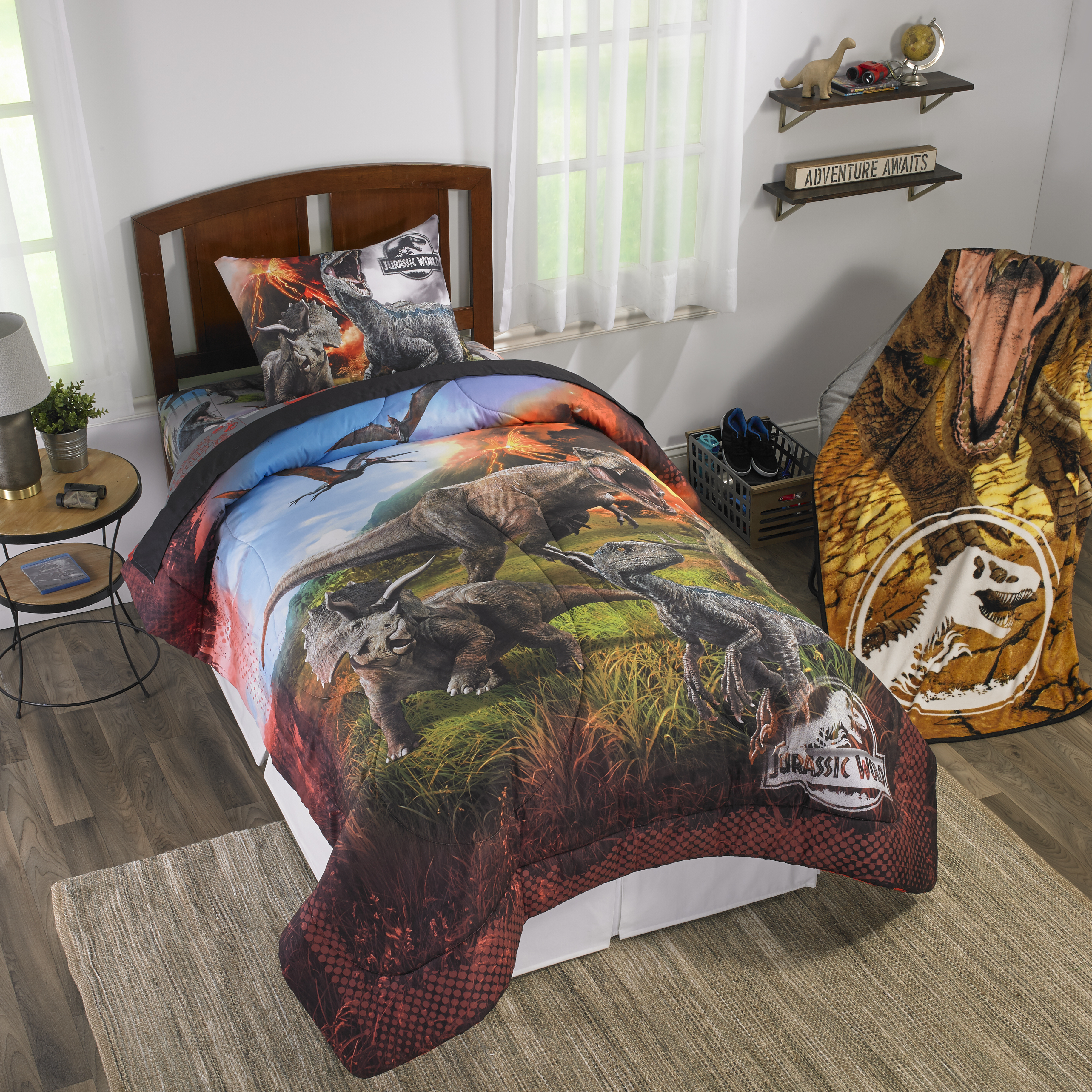 Universal Jurassic World 2 Eruption Kids Bedding Twin Or Full within proportions 3659 X 3659