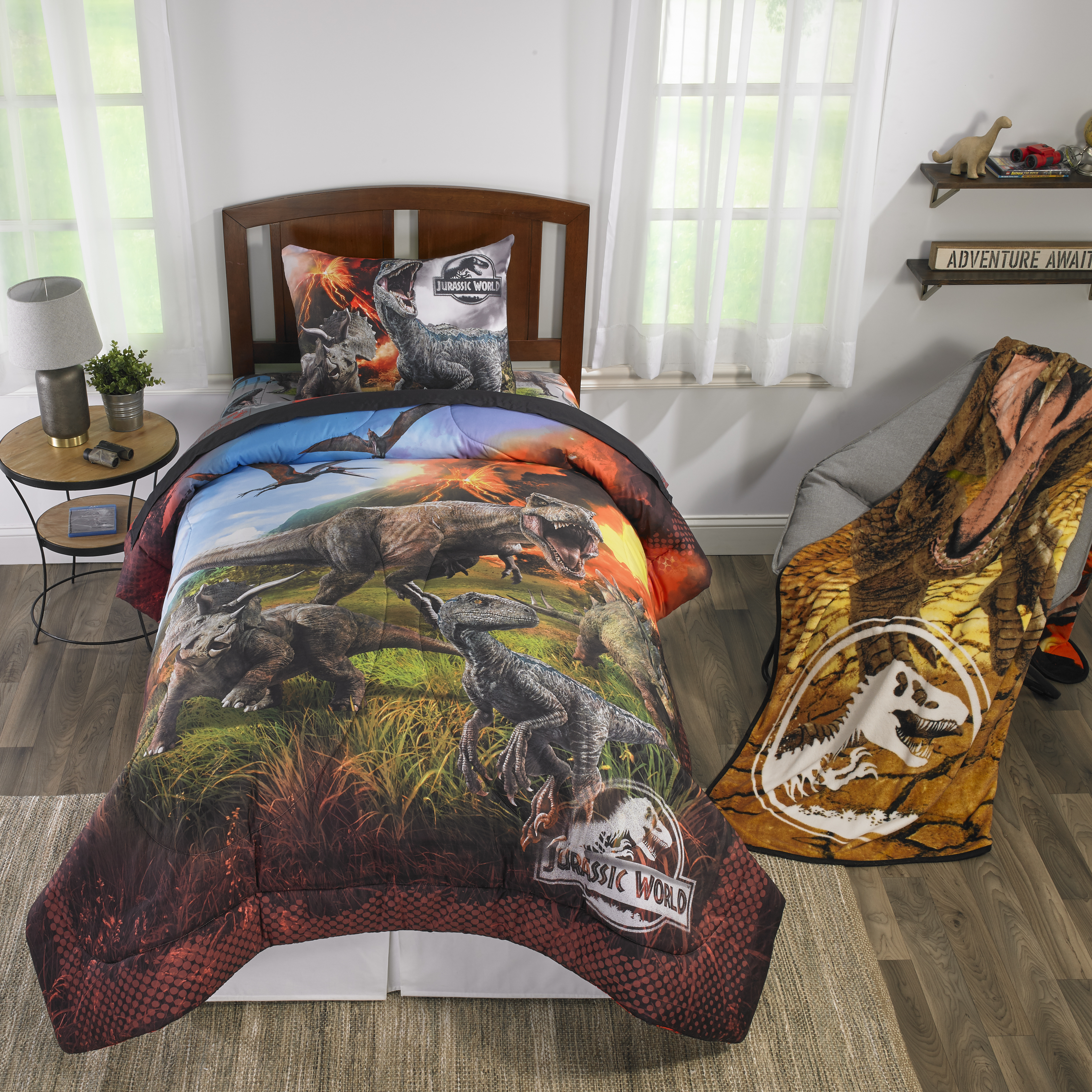 Universal Jurassic World 2 Eruption Kids Bedding Twin Or Full within size 3746 X 3746