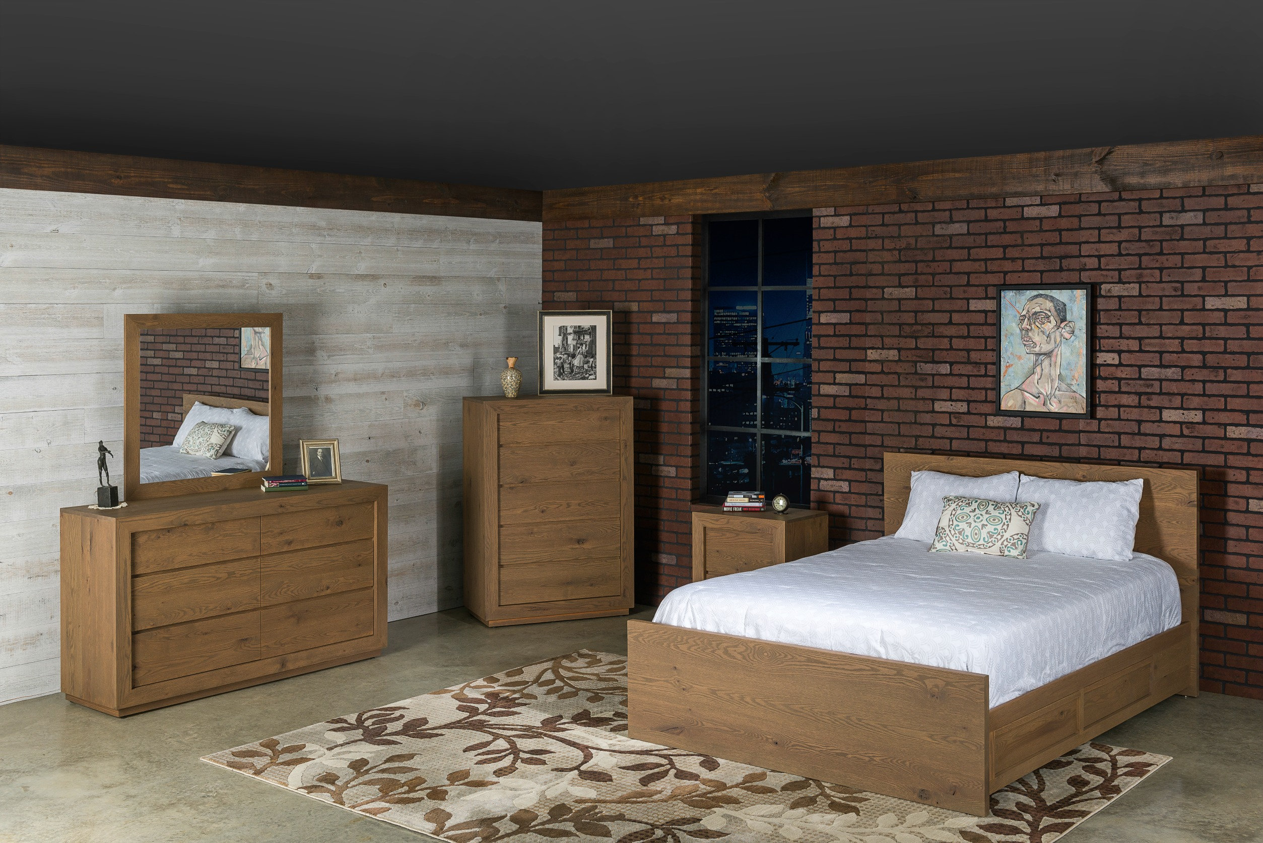 Urban Loft Bedroom Furniture Suite intended for dimensions 2507 X 1673