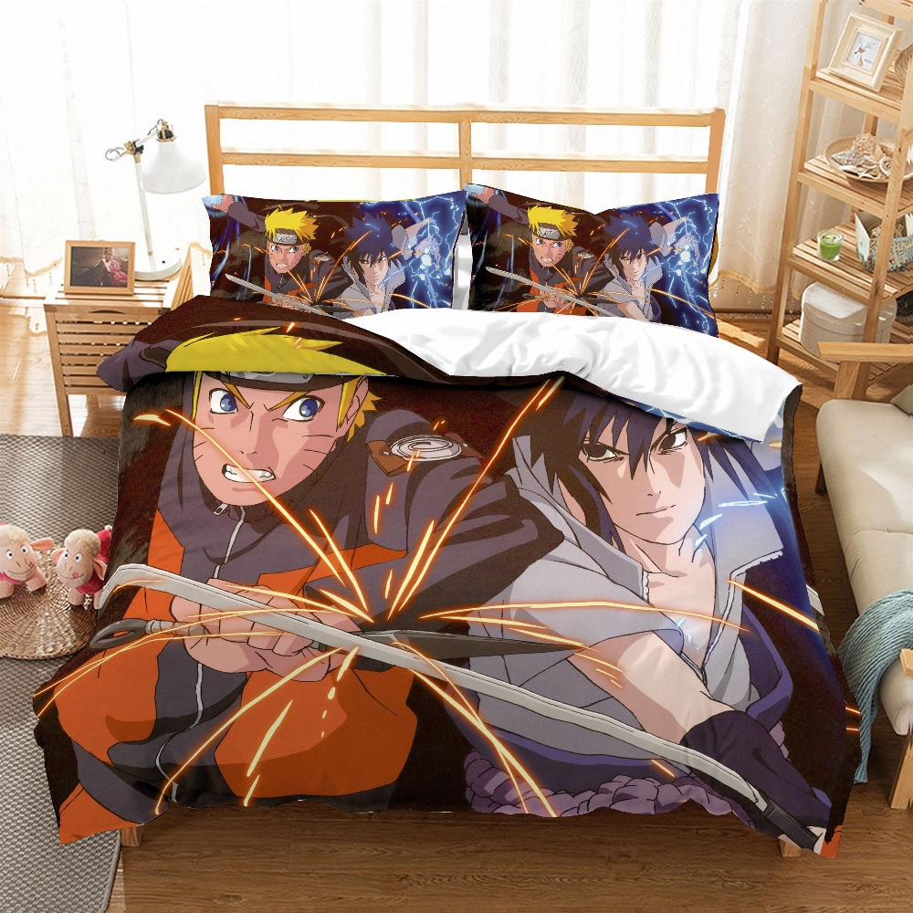 Us 3827 40 Offmusolei 3d Bedding Set Anime Naruto Soft Bed Duvet Cover Set Twin Queen King Size In Bedding Sets From Home Garden On regarding size 1000 X 1000