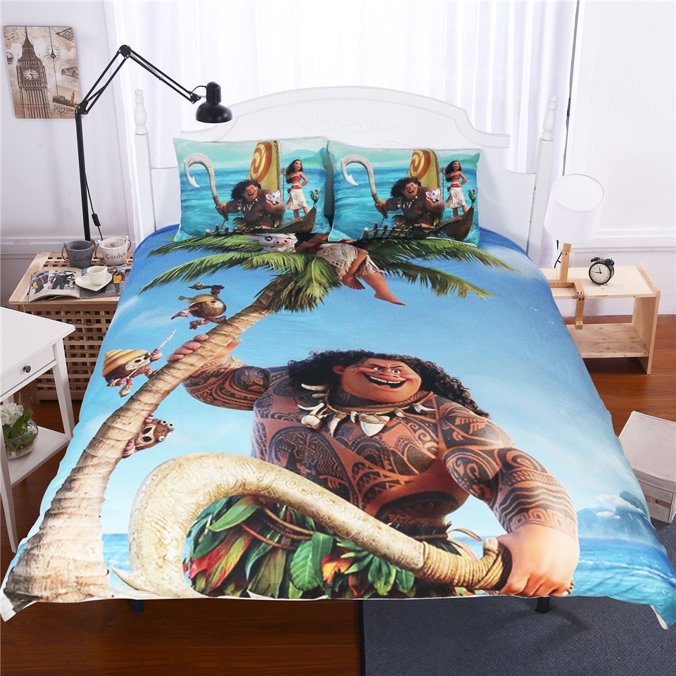 Us 4259 22 Offdisney Moana Bedding Sets Childrentwin Full Queen King Size Usa Bed Duvet Cover Set Bedlinen 3 Pieces In Bedding Sets From Home intended for measurements 960 X 960