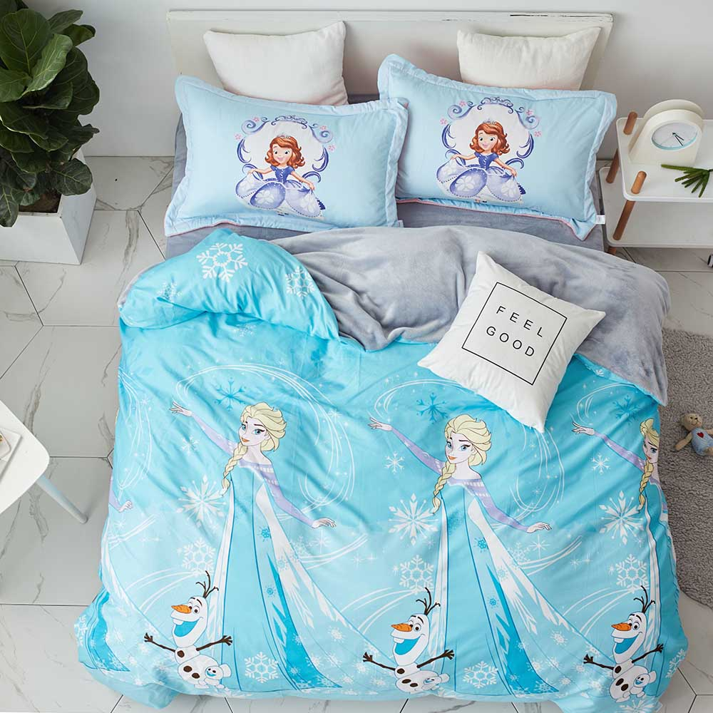 Us 5958 22 Offdisney Frozen Elsa Bedding Set Childrens Girls Kid Flat Sheet Bed Cover Woven Bedroom Decor Duvet Cover Set In Bedding Sets From inside measurements 1000 X 1000