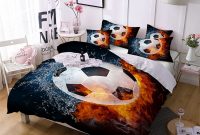 Us 798 40 Offdrop Shipping 3d Flame Explosion Football Bedding Set Print Duvet Cover Set Bedclothes With Pillowcase Bed Set Boy Gife In Bedding within sizing 900 X 900