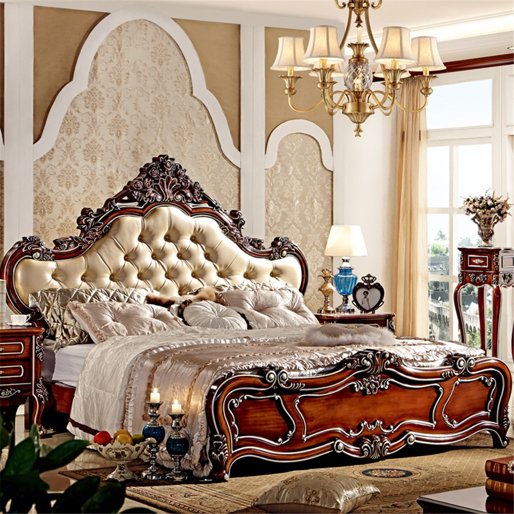 Us 8880 European Style Luxury King Size Wooden Bedroom Furnitureclassic Bed In Bedroom Sets From Furniture On Aliexpress Alibaba Group pertaining to size 1000 X 1000