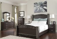 Vachel 6 Pc Bedroom Dresser Mirror Queen Poster Bed in size 1000 X 800