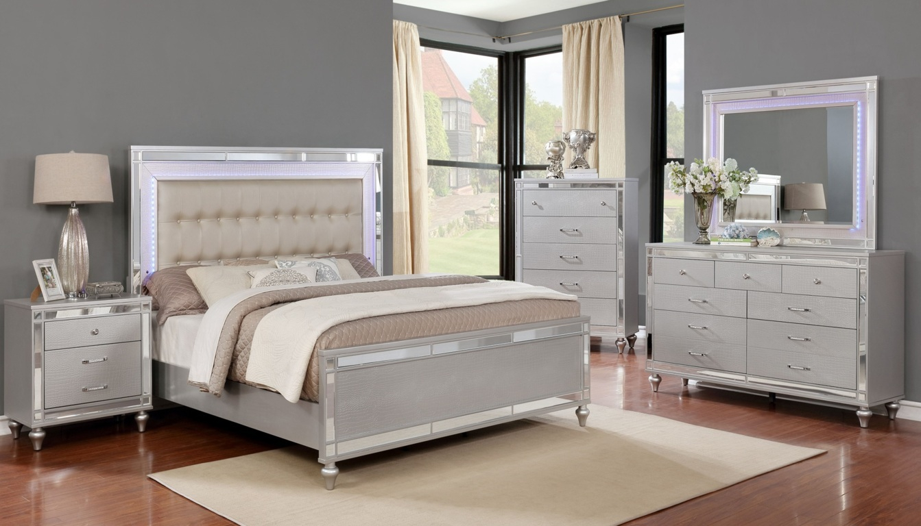 Valentino Bedroom Set Relaxwell Mattress with regard to dimensions 1343 X 768