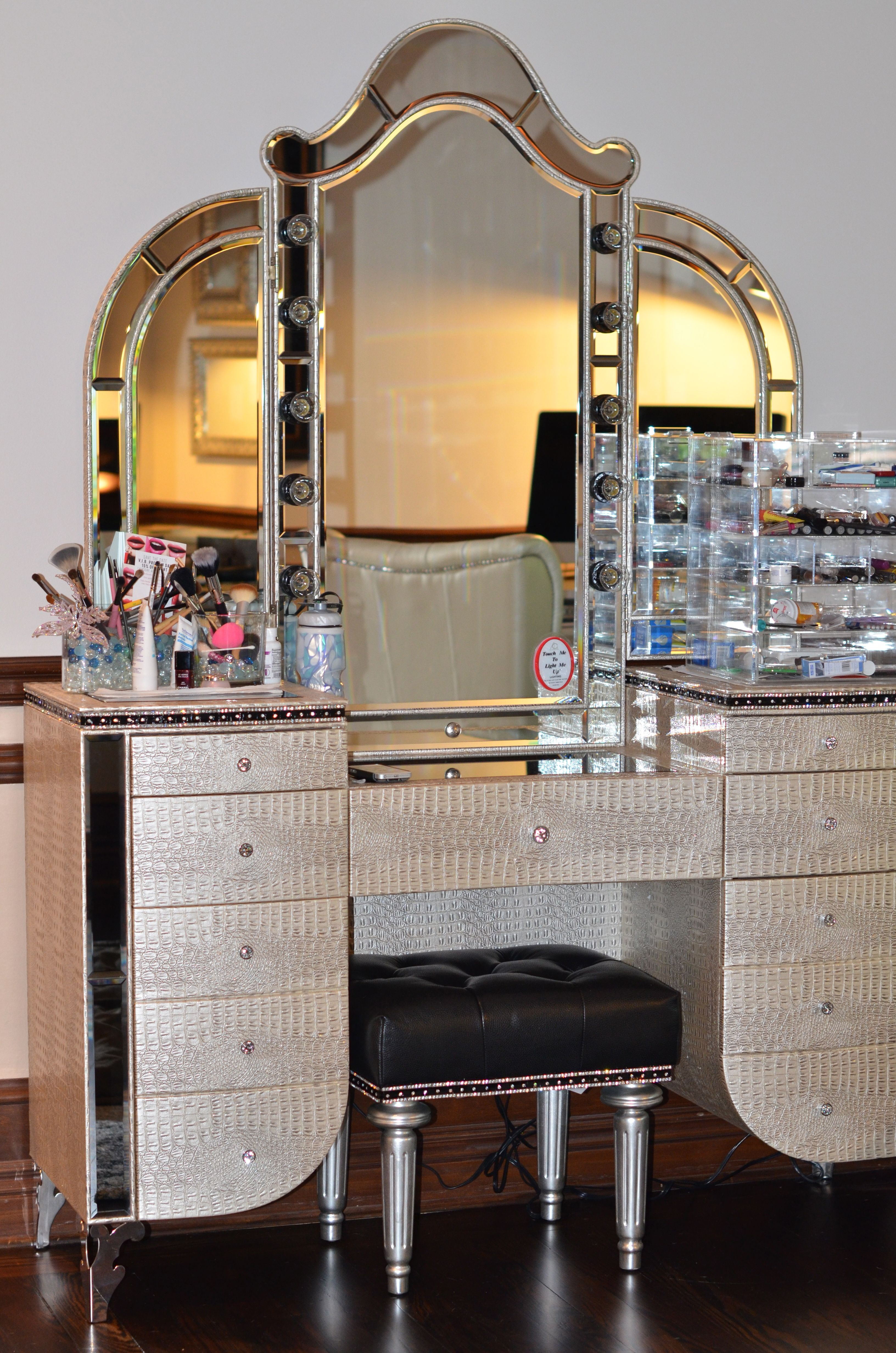 Vanity Matching Bedroom Set French Vanity Luxury Vanity Makeup regarding sizing 3264 X 4928