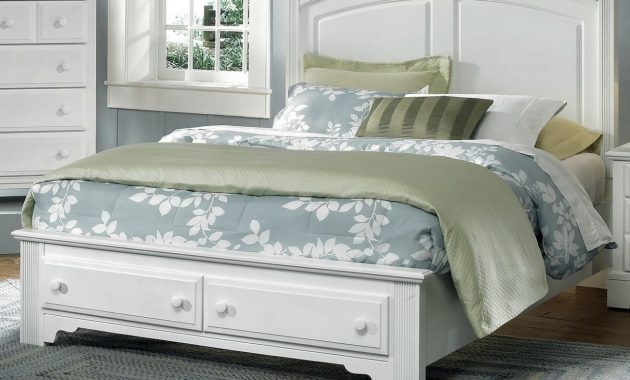 Vaughan Basset Hamiltonfranklin Queen Panel Storage Bed In Snow White in dimensions 1280 X 926