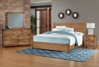 Vaughan Bassett Sedgwick 4 Piece Panel Bedroom Set In Natural Maple within measurements 1532 X 1200