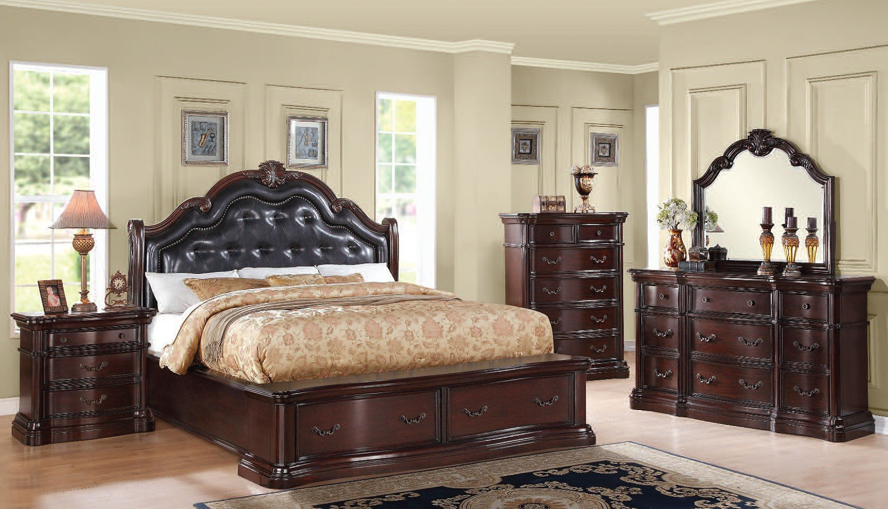 Veradisia Storage Bedroom Set Acme Furniture Furniture Cart in dimensions 1787 X 1024